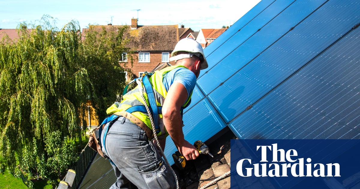 Homes across UK to get low- or no-interest loans to fund solar panels and heat pumps