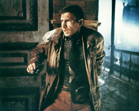 Harrison Ford as Rick Deckard in Blade Runner.