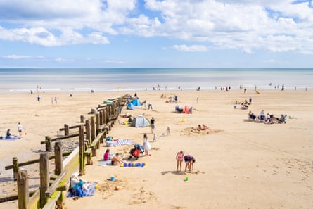 Hornsea beach.