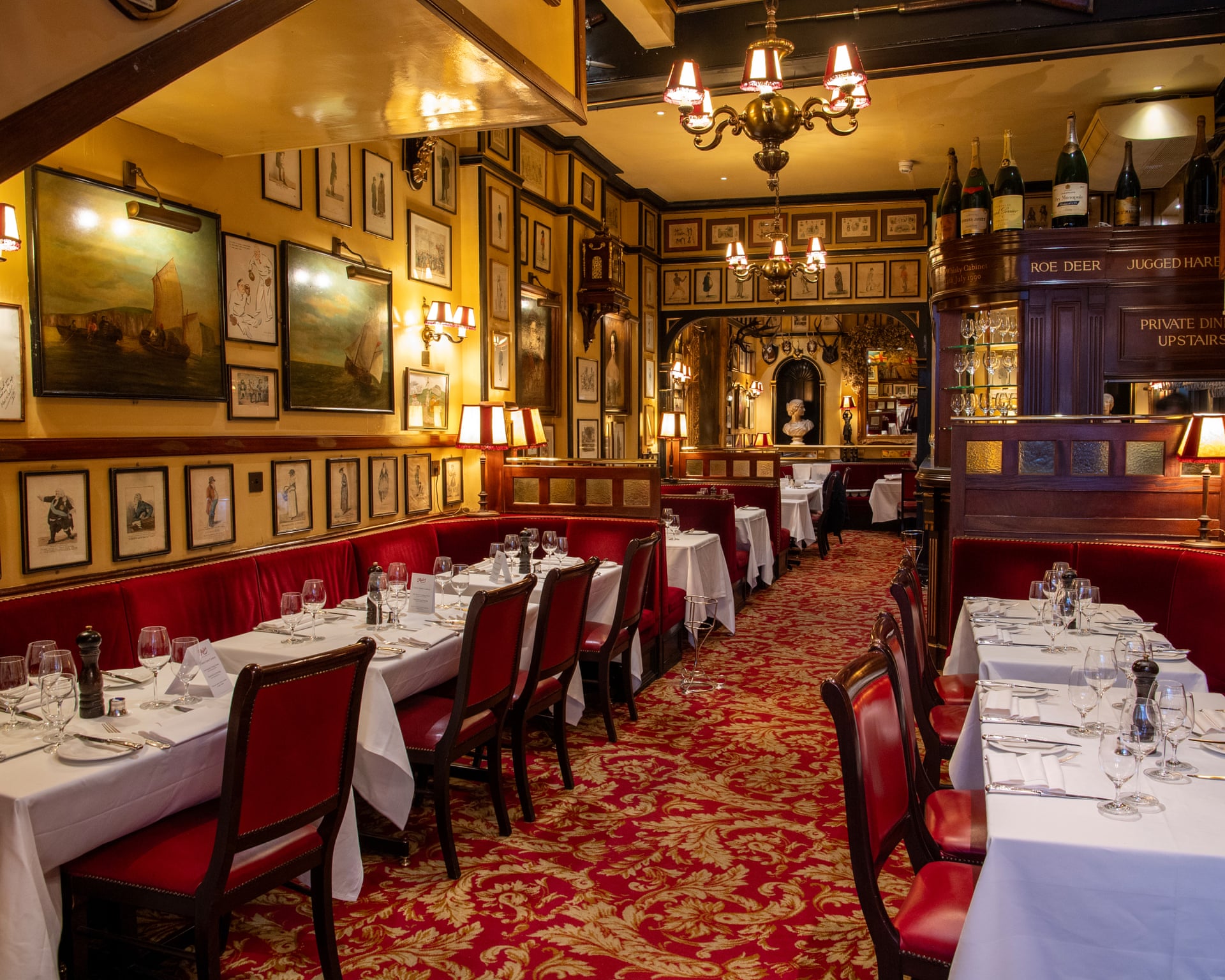 Photo: The Guardian London's Oldest Restaurant Rules Donated to National Trust