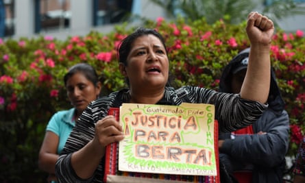 Berta Cáceres protest