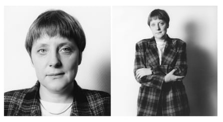 Angela Merkel in 1993, when she was minister for women and young people.