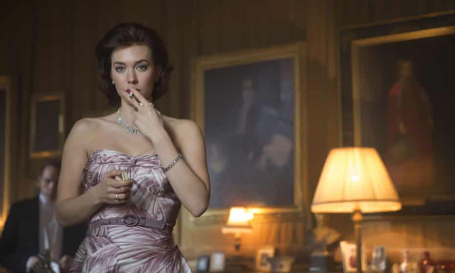 Vanessa Kirby as Princess Margaret in The Crown.