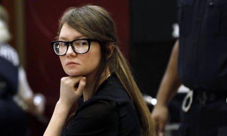 Anna Sorokin at her trial in New York.