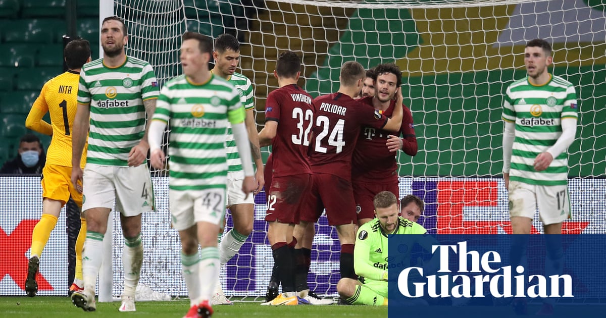 Celtic humiliated by Sparta Prague as Julis hat-trick sends them bottom