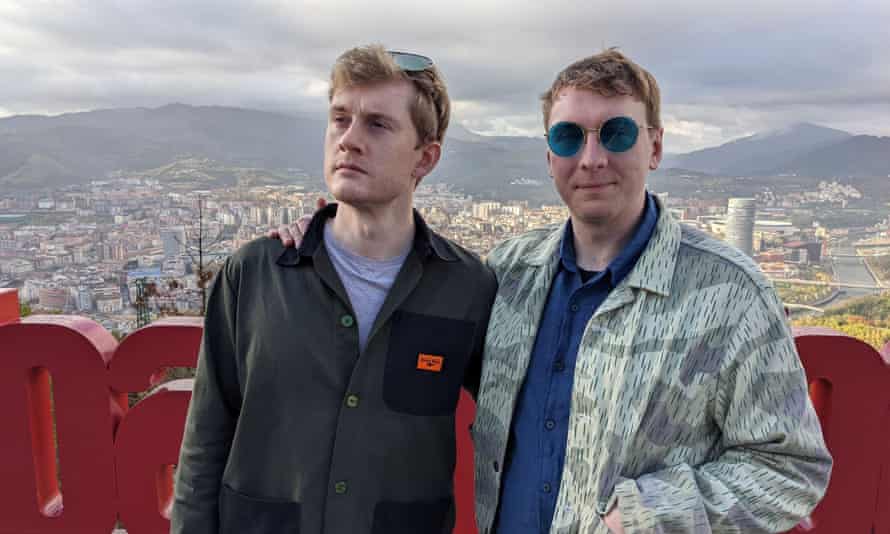 Joe Lycett with James Acaster in Bilbao