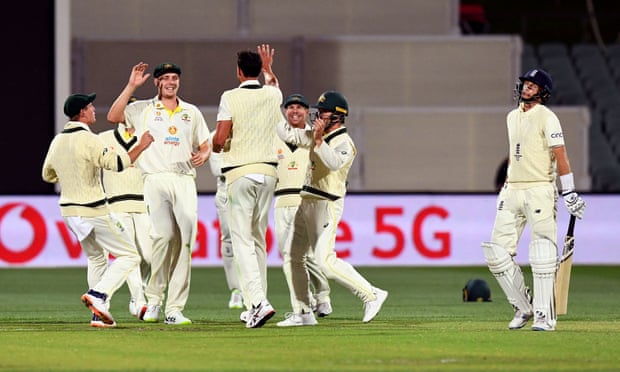 Mitchell Starc’s late dismissal of Joe Root leaves England needing a miracle to avoid defeat in Adelaide.