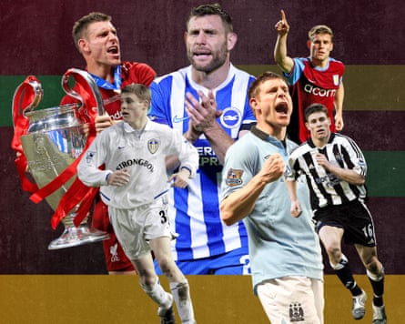 James Milner in action for all five of his clubs