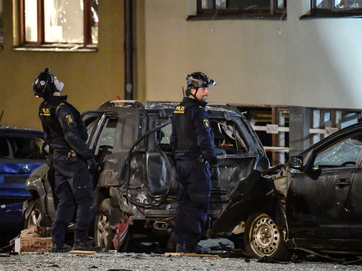 Drug gang violence in Sweden linked to 60% increase in bomb blasts | World news | The Guardian