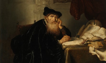 A detail of Salomon Koninck’s A Philosopher.