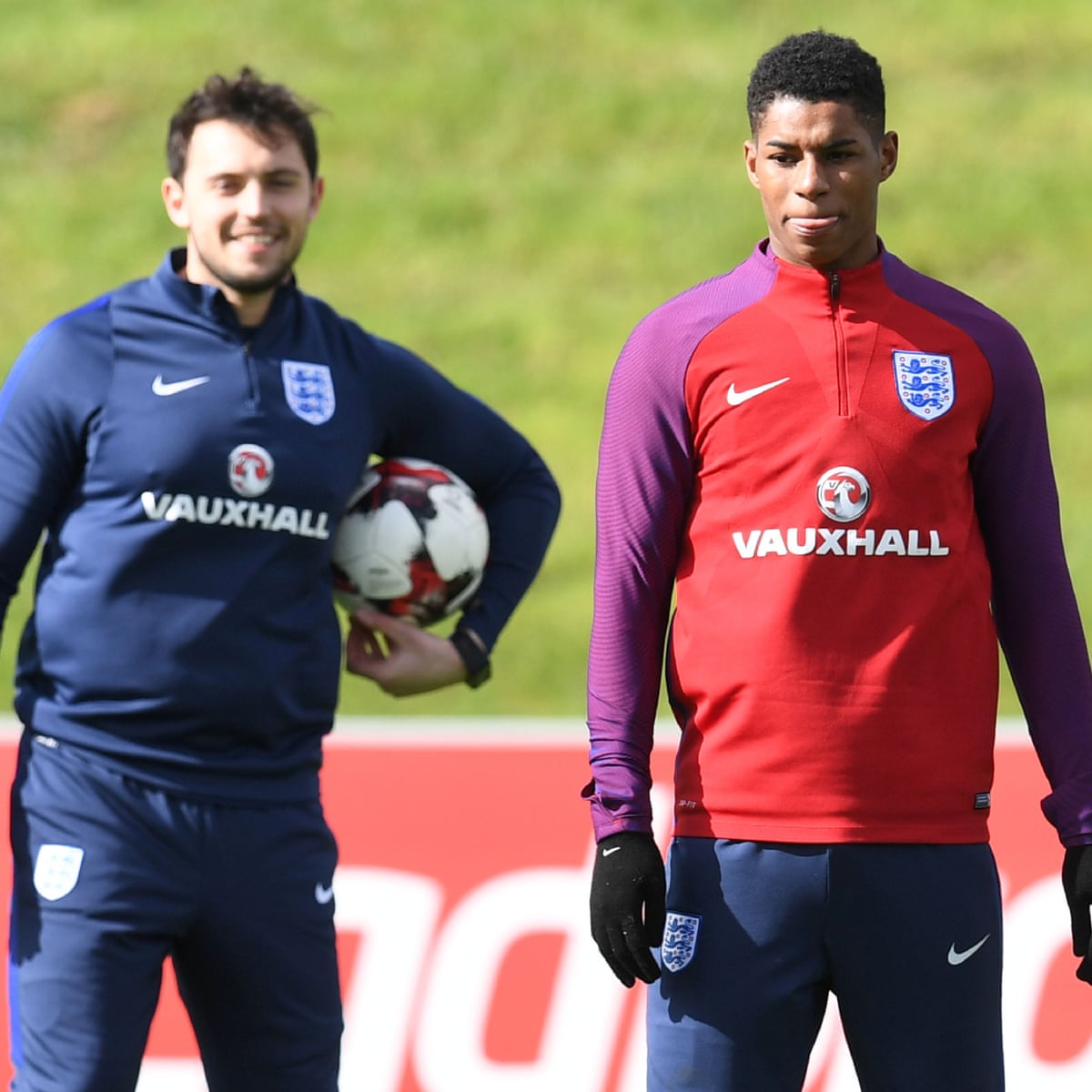 Gareth Southgate Looks To Marcus Rashford And Sets Bar High For England Football The Guardian