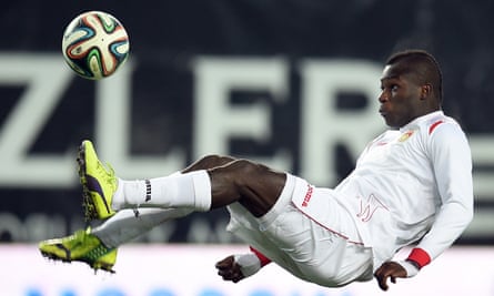 Emmanuel Frimpong in action for the Russian side Ufa where he spent two years.