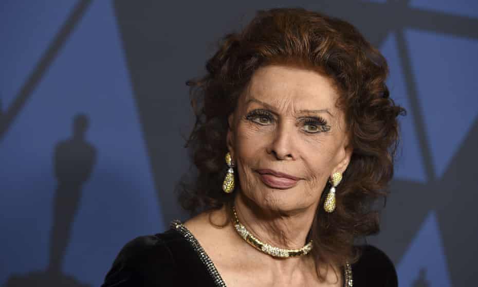Sophia Loren in Los Angeles last year.
