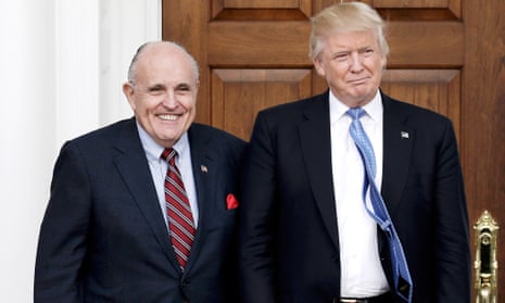 Rudy Giuliani told the Guardian he was not nervous about the possibility of Donald Trump ‘throwing him under the bus’. ‘I’m not, but I do have very, very good insurance.’
