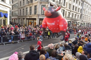 An inflatable on parade