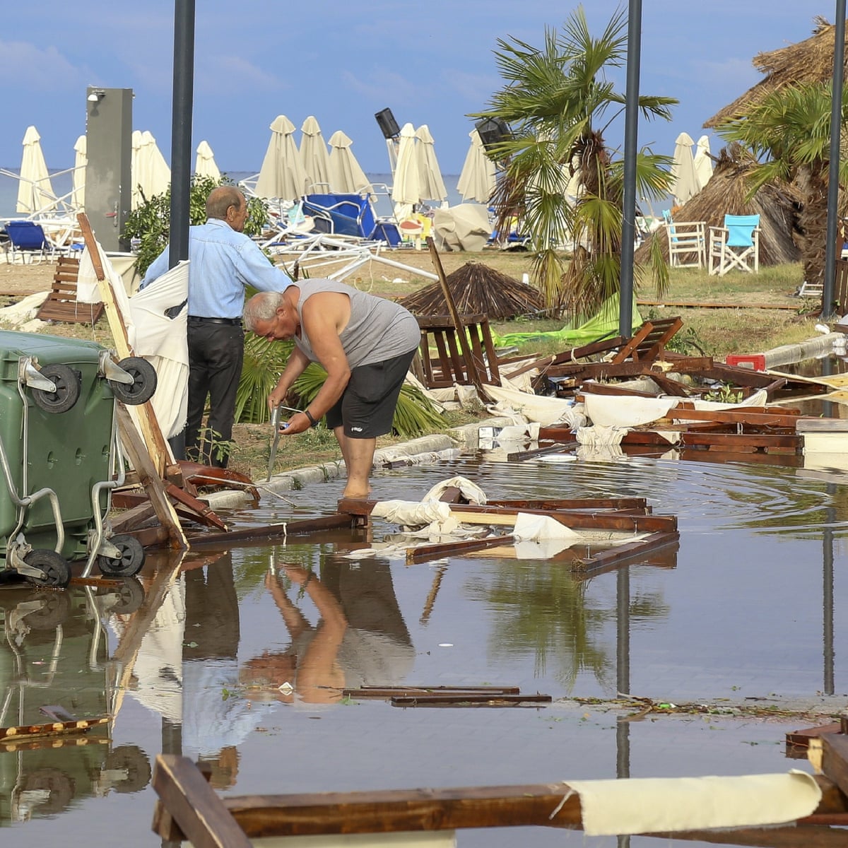 Warning Of More Severe Weather After Storm Kills Seven In Greece World News The Guardian
