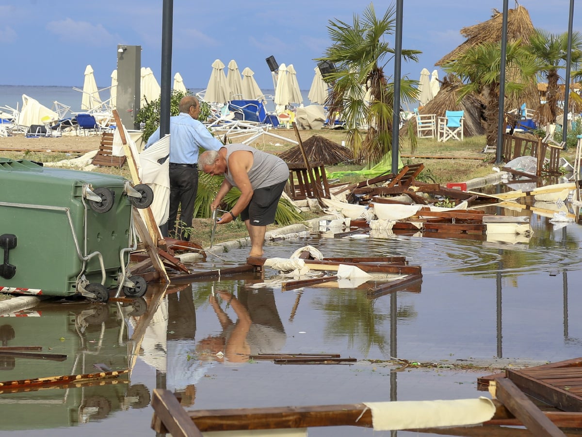Warning Of More Severe Weather After Storm Kills Seven In Greece World News The Guardian