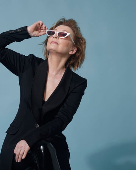 Jacket, sunglasses and leggings, all as before. All portraits: Styling: Steph Wilson at One Represents. Fashion assistant: Georgia White. Hair: Narad Kutowaroo at Carol Hayes and Amanda Grossman at The Only Agency