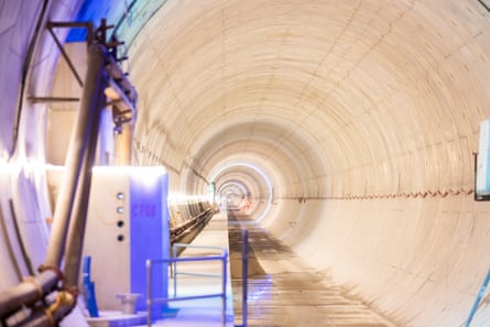 The finished tunnel.