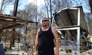 Doug Wood, a former RFS deputy group captain, who lost his house south of Lismore to the Australian bushfires.