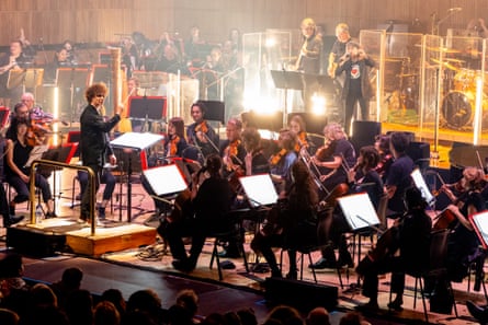 Forged in Sound at the Royal Festival Hall with Suzi Quatro, at rear, right.