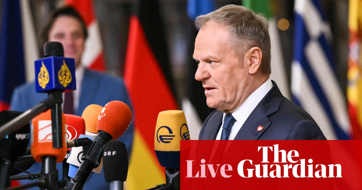 EU told to choose between ‘money today or blood tomorrow’ as leaders debate giving Russian assets to Ukraine – Europe live