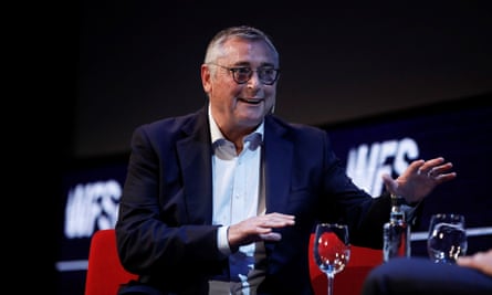Michael Robinson at the World Football Summit in Madrid in September 2019.