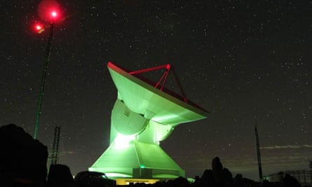 The latest generation of satellite telescopes at a facility on Sierra Negra in Mexico.