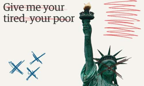 Trump v the Statue of Liberty