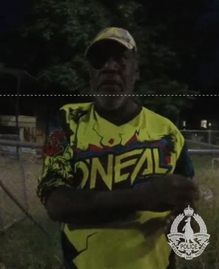 Bodyworn camera footage of Jefferson Lewis, taken by NT police officers on 25 April