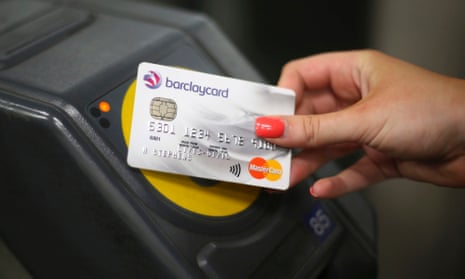 Easy going … contactless is popular with travellers in London.
