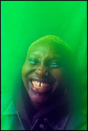 Portrait of Felicia Olusanya in Dublin by Steve Pyke