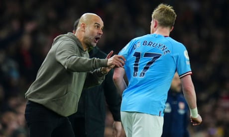 Pep Guardiola criticises Kevin De Bruyne for not doing ‘simple things’