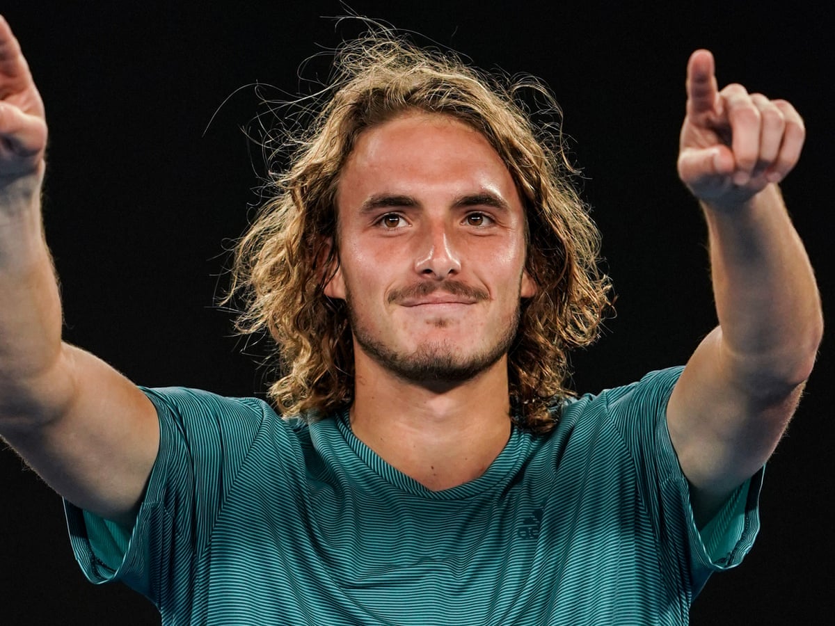 Stefanos Tsitsipas Stuns Roger Federer In Four Set Australian Open Thriller Australian Open 2019 The Guardian