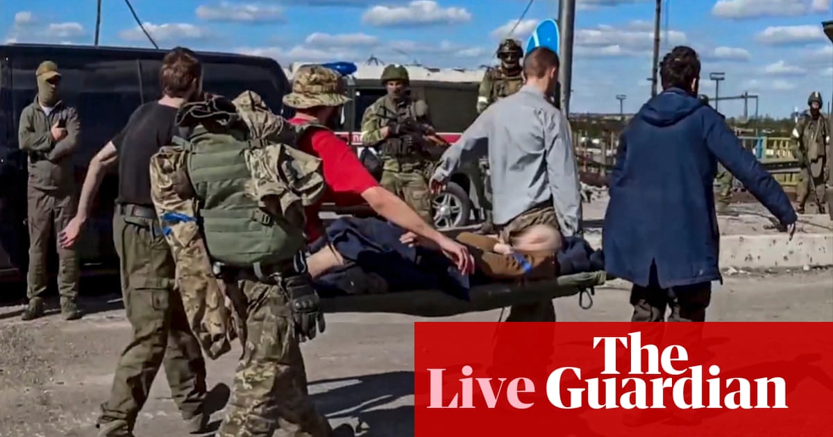 Russia-Ukraine war: questions over future of evacuated Azovstal fighters; peace talks stall – live