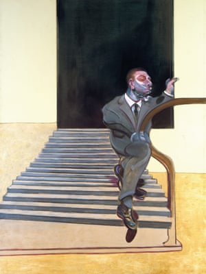 Francis Bacon: Portrait of a Man Walking Down Steps (1972)