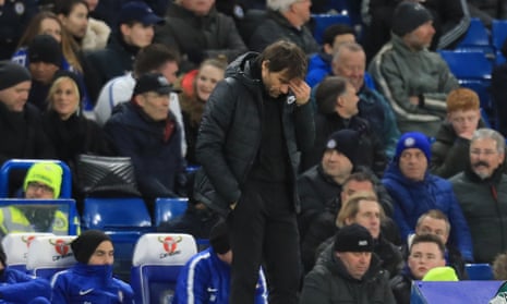 Antonio Conte was left dejected by Chelsea’s 3-0 home loss to Bournemouth.