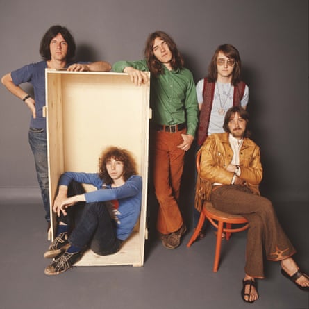Fairport Convention in 1970: from left, Dave Pegg, Richard Thompson, Simon Nicol, Dave Mattacks and Dave Swarbrick