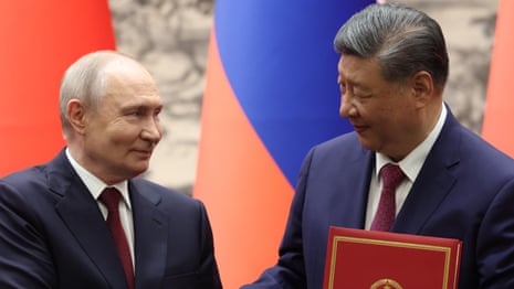 Xi and Putin condemn 'irresponsible' US foreign policy at Beijing summit | China | The Guardian