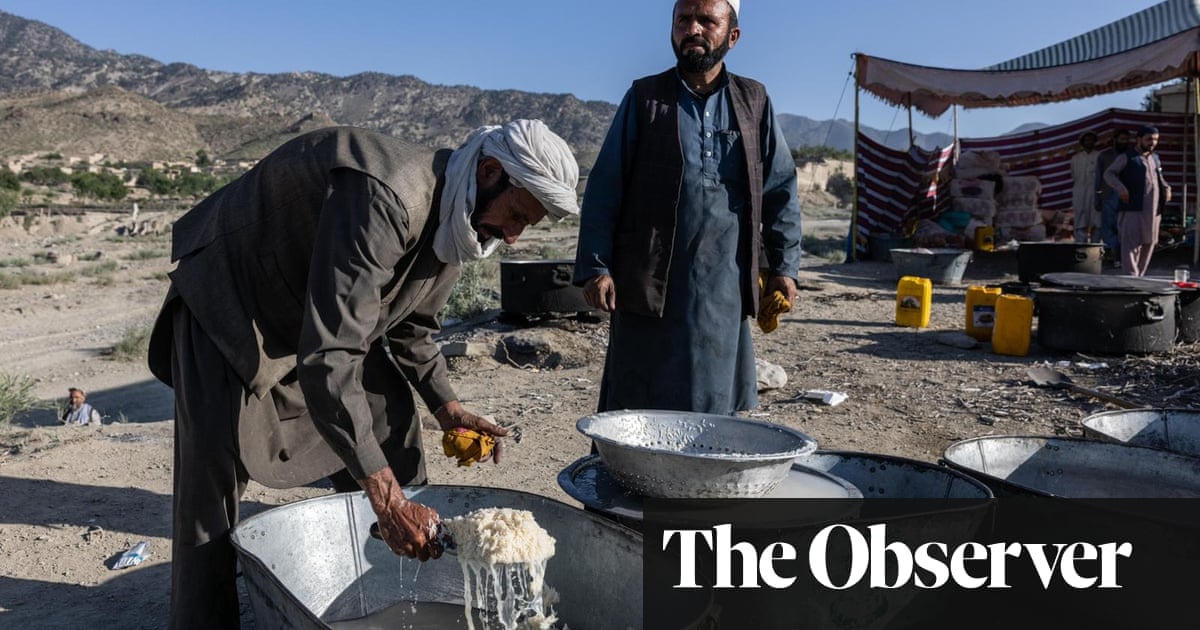 ‘We jumped in the car as soon as we heard’: Afghans race to help amid wait for international aid
