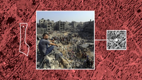 How Israeli forces destroyed Jabaliya refugee camp in Gaza – video analysis
