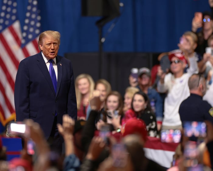 Trump rallies in South Carolina as turmoil grows over Alaska campaign investigation – live