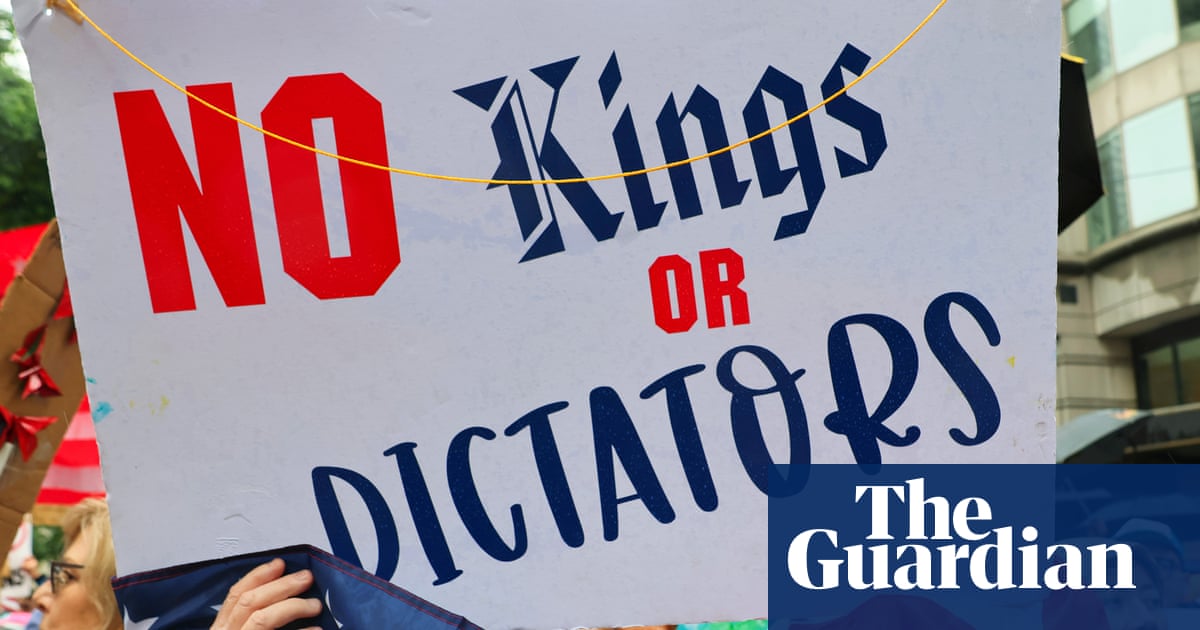 Millions of citizens doing the civics lesson the Constitution was supposed to handle automatically: explaining to one very confused president that "No Kings" is not a suggestion.