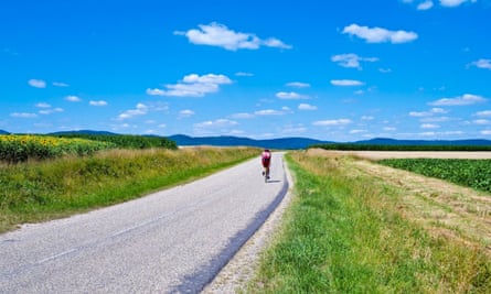 Cyclist in the Alsace, Frane