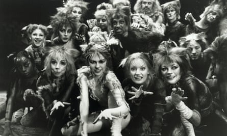 The original cast of the musical Cats