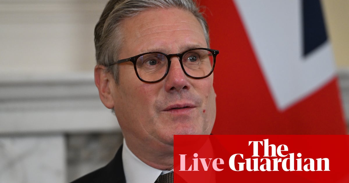 Starmer to give speech on tariff turmoil but car industry says actions will have limited impact UK politics live
