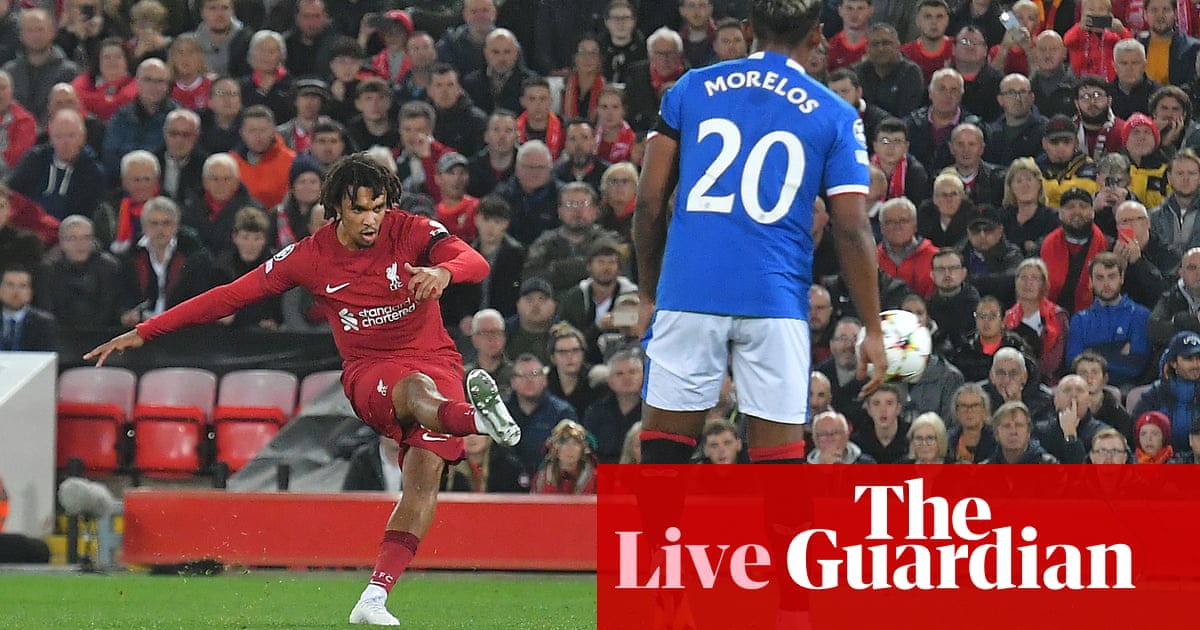Liverpool v Rangers: Champions League – live - The Guardian