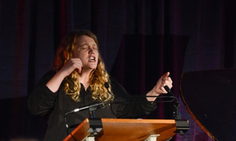 ‘The showstopper’: Kate Tempest performs her poem Brand New Ancients.