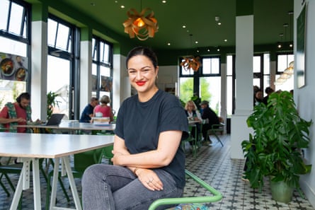 Kate Attlee, owner of Sabzi deli in Nansledan, Cornwall.