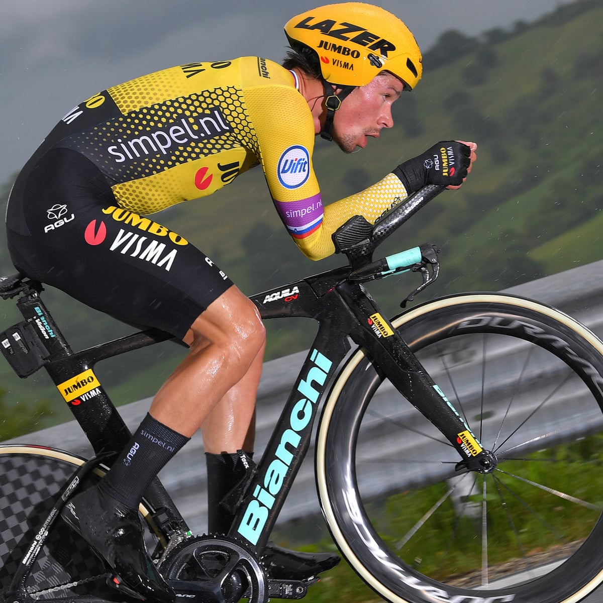 Primoz Roglic Leads Jumbo Visma S Challenge To Ineos At